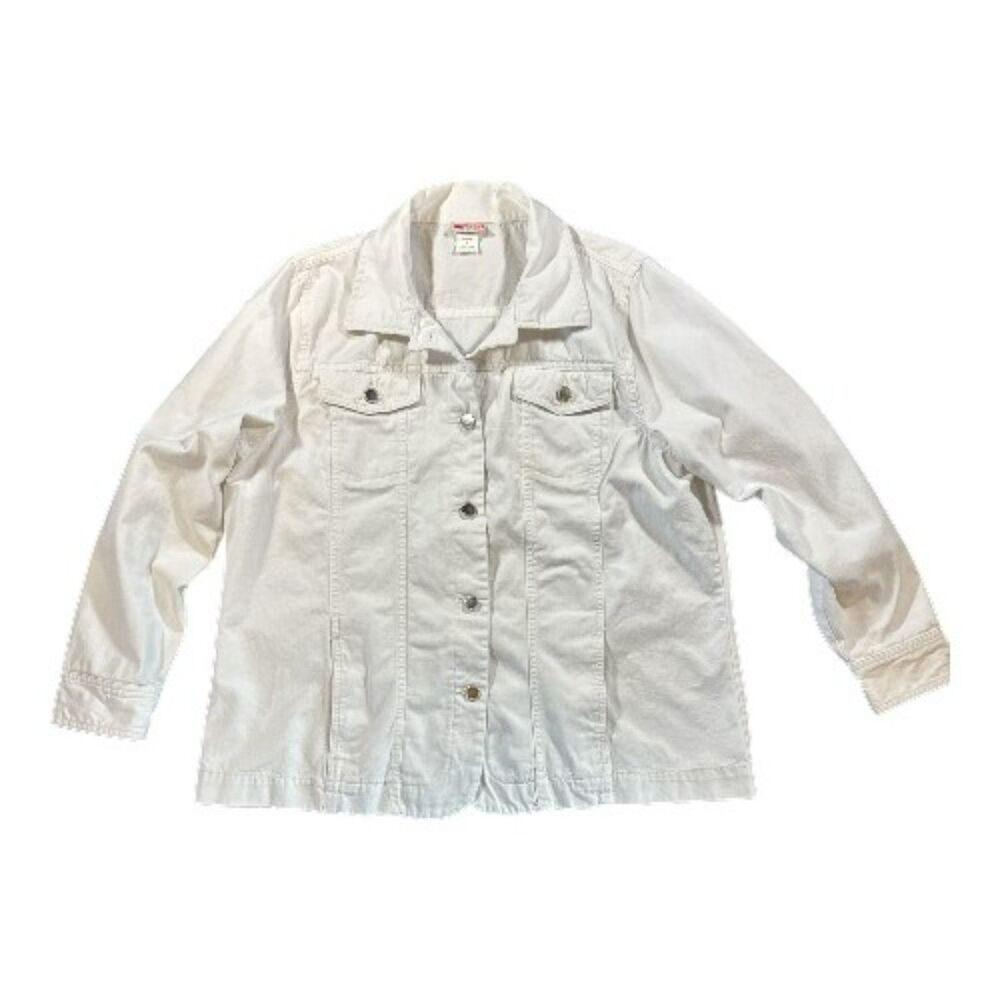 American Sweetheart White‎ Denim Jacket